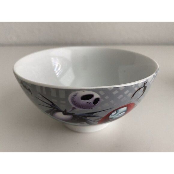 Nightmare Before Christmas Jack Sally Zero Ceramic Cereal Ramen Bowl NEW - Picture 2 of 7
